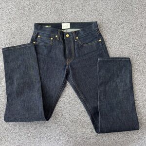 Sid Mashburn Selvedge Slim-Straight Dark Wash Jeans